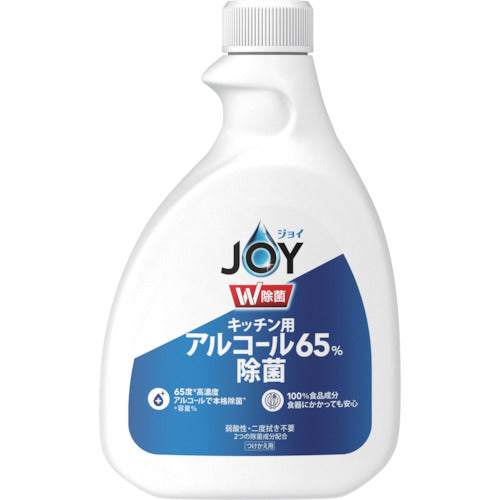 Ｐ＆Ｇ　ジョイ　Ｗ除菌　スプレー　キッチン用　６５％アルコール　付替　３５０ｍｌ　085696　1 本