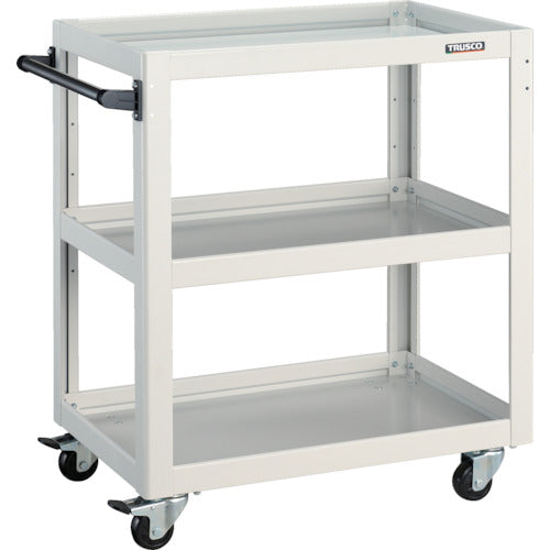 TRUSCO Tool Wagon Dolphin 750X500 4-Wheel Swivel White DLWS-973J-W 1 Unit