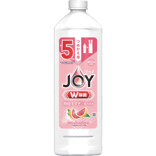 Ｐ＆Ｇ　ジョイ　Ｗ除菌　食器用洗剤　ピンクグレープフルーツ　詰め替え　６７０ｍｌ　402335　1 個