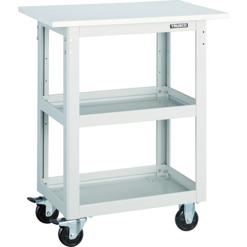 TRUSCO Tool Wagon Dolphin with Top 900 x 600 White DLWS-973T-W 1 Unit