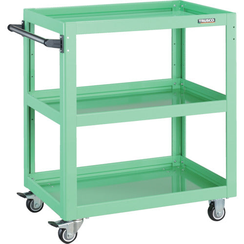 TRUSCO Tool Wagon Dolphin 750 x 500 Urethane Wheels Young Green DLWS-973U-YG 1 Unit