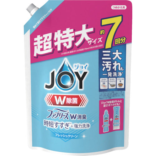 P&amp;G Joy W Disinfectant Dishwashing Detergent Febreze W Deodorizer Fresh Clean Refill Extra Large 910ml 402342 1 pc