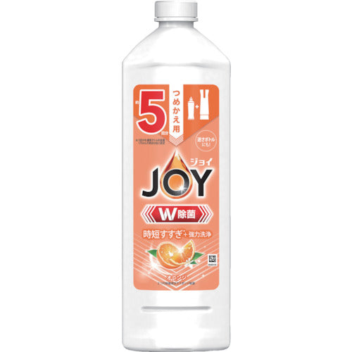 Ｐ＆Ｇ　ジョイ　Ｗ除菌　食器用洗剤　オレンジ　詰め替え　６７０ｍｌ　402333　1 個