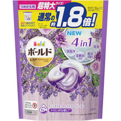 P&amp;G Bold Gel Ball 4D Lavender &amp; Floral Garden Refill Extra Large 20 pcs 402280 1 pc