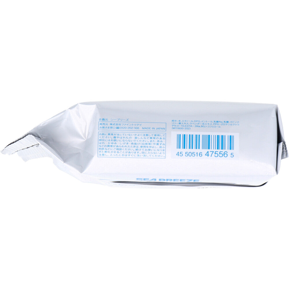 Sea Breeze Face &amp; Body Sheet N Fragrance-free 30 sheets 1 piece