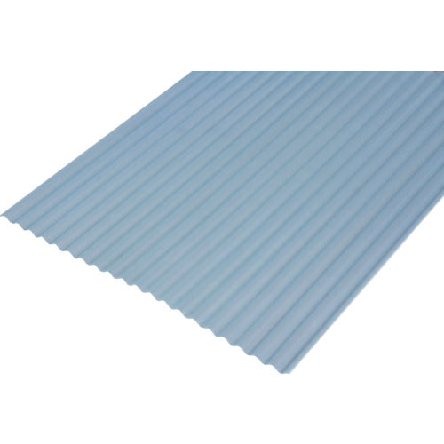 IRIS 541806 Rigid PVC corrugated sheet 6 feet Natural NIPVC-608-NT 1 sheet