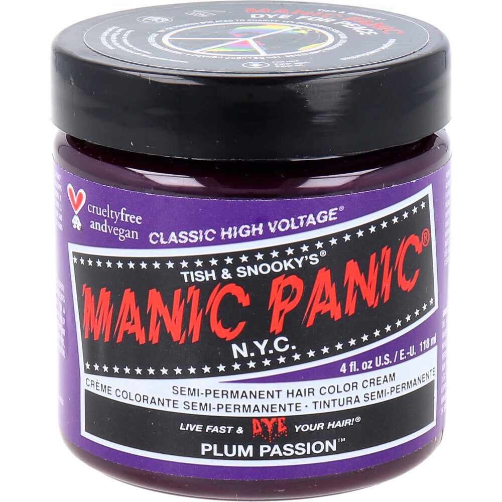 【아울렛】 매닉 패닉 헤어 컬러 크림 플럼 패션 MC11021 118mL 1 개