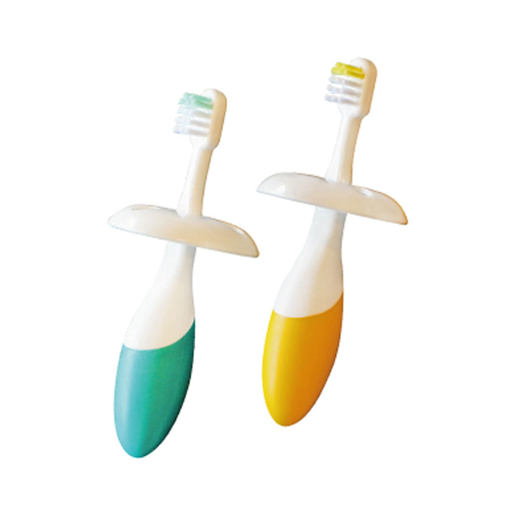 덴타 룬 통통 그립 6개월부터 그린+옐로우 2개입 1개