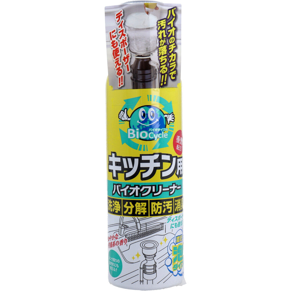 ウッディラボ バイオサイクル キッチン用 濃密泡タイプ 柑橘系の香り 220mL 1 個