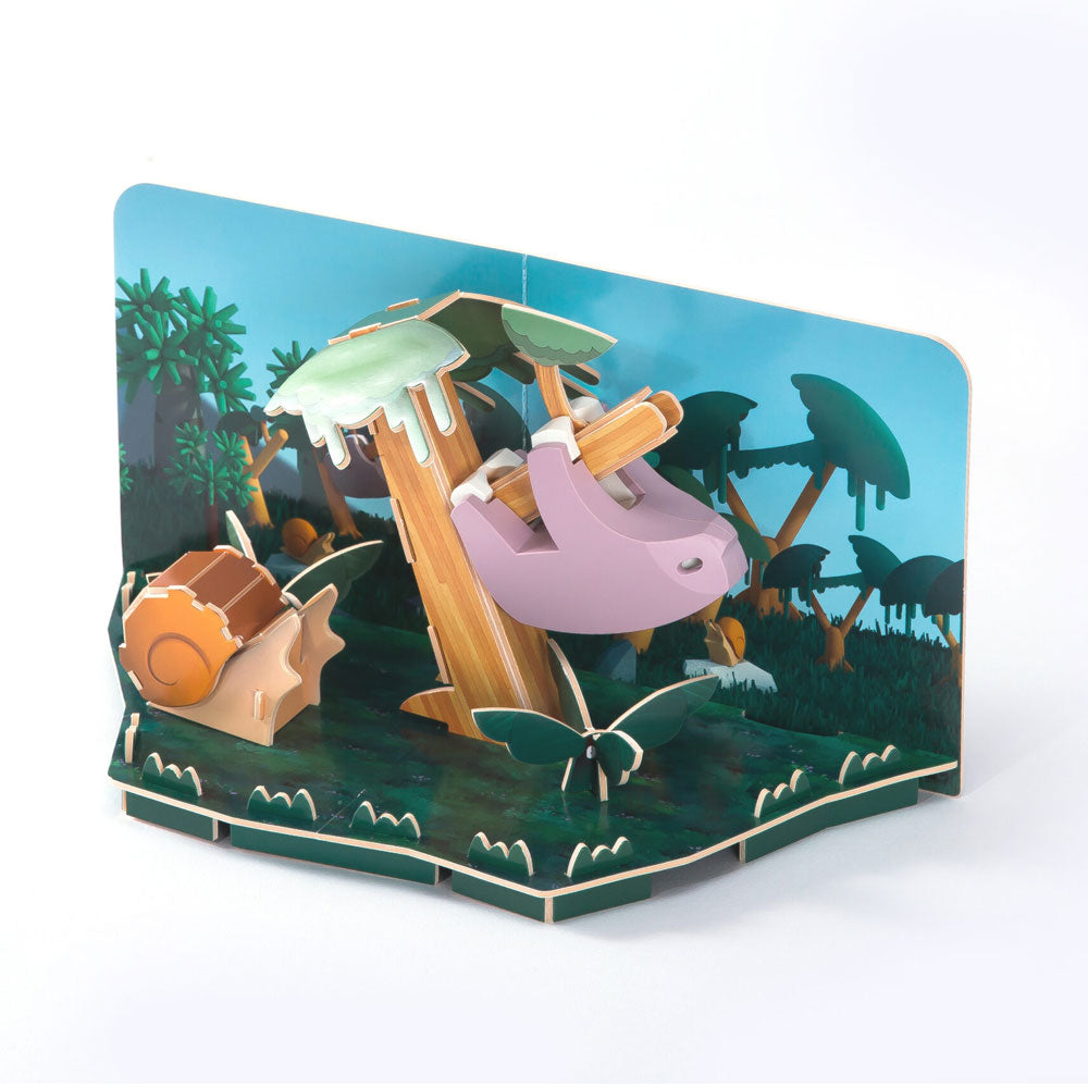 【アウトレット】HALF TOYS ナマケモノ ジオラマセット 1 個