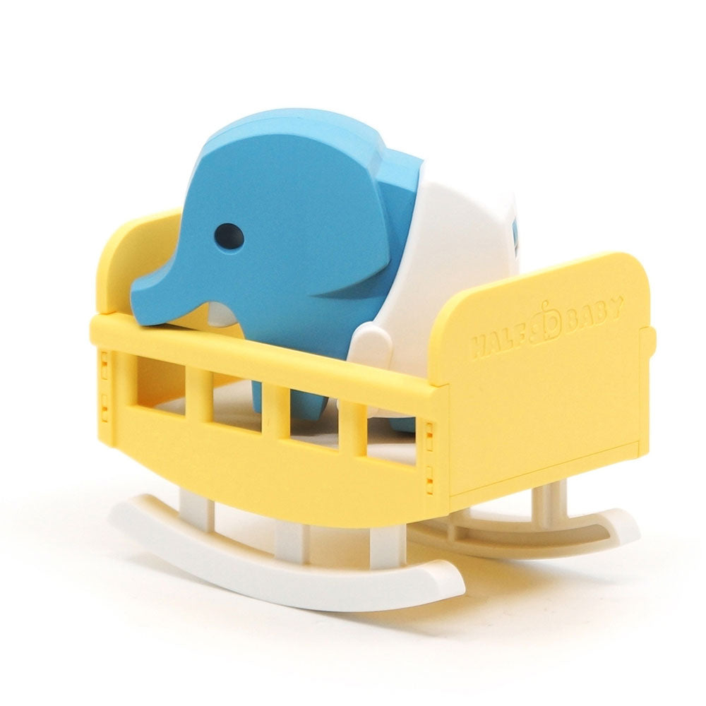 【アウトレット】HALF TOYS ベビーゾウ ベビーベッド付 1 個