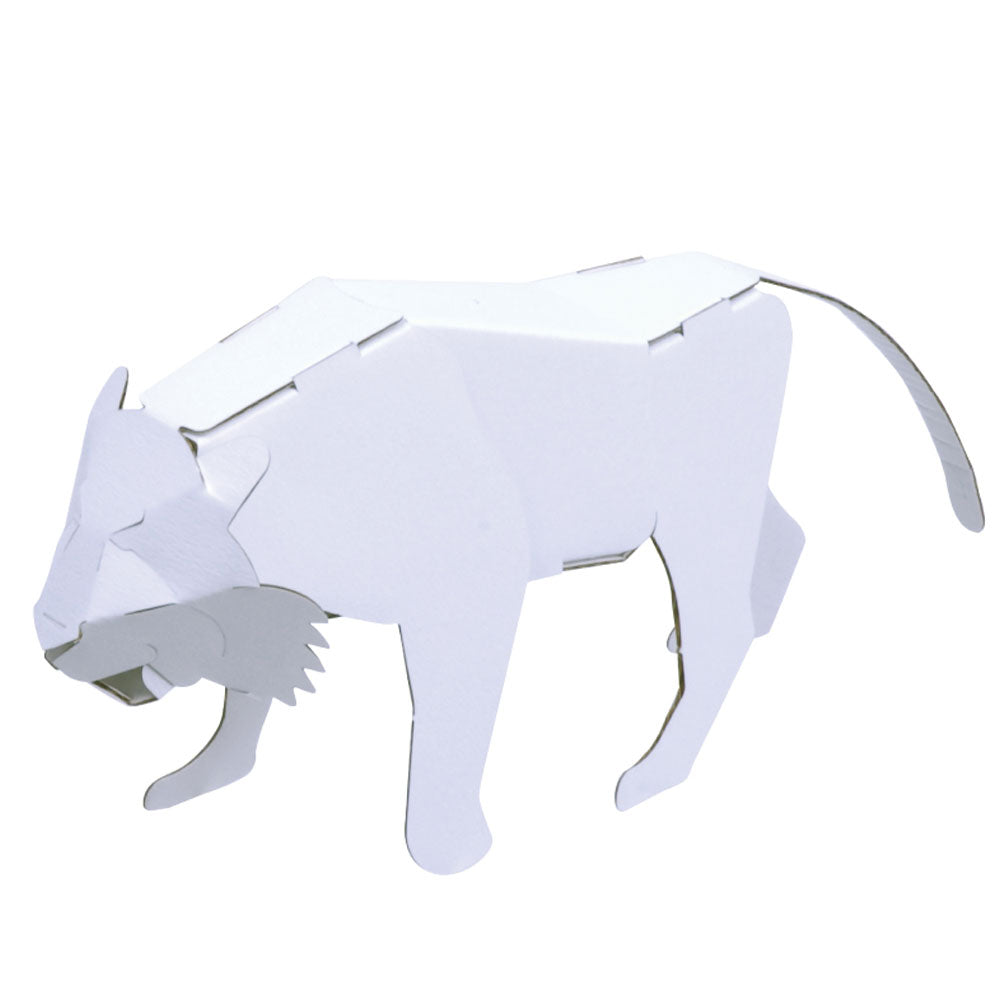 hacomo kids 動物シリーズ トラ ダンボール工作キット 1 個