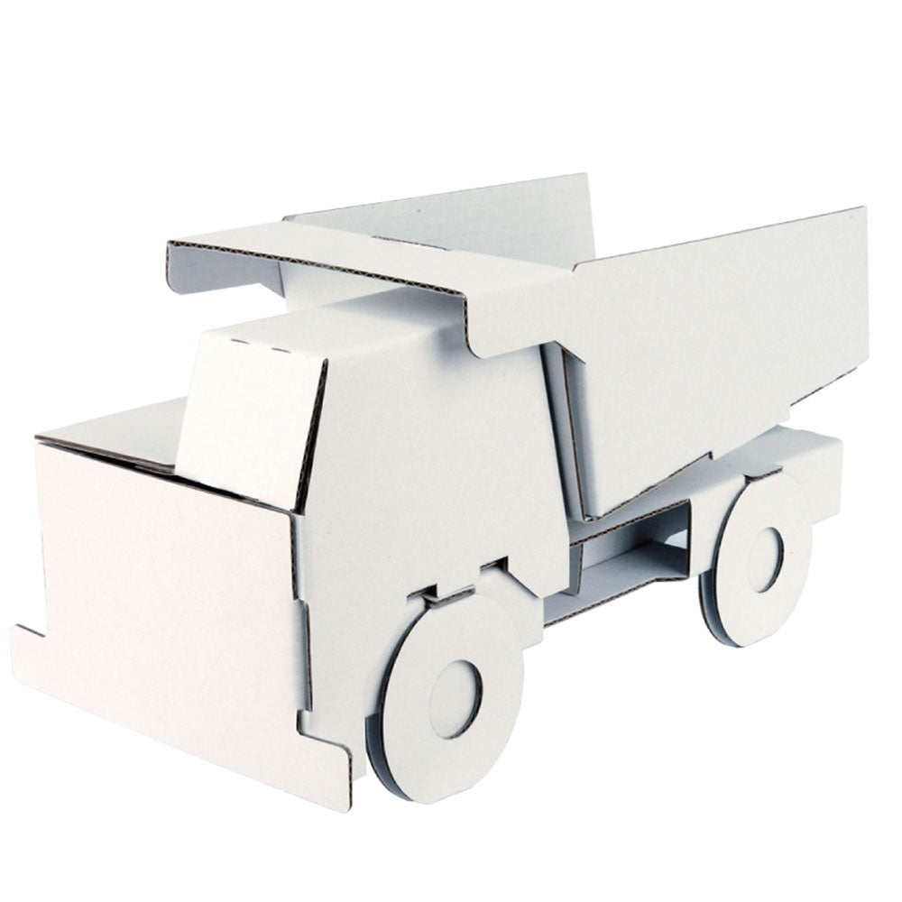 Hacomo Vehicle Series Dump Truck Cardboard Craft Kit 1 piece