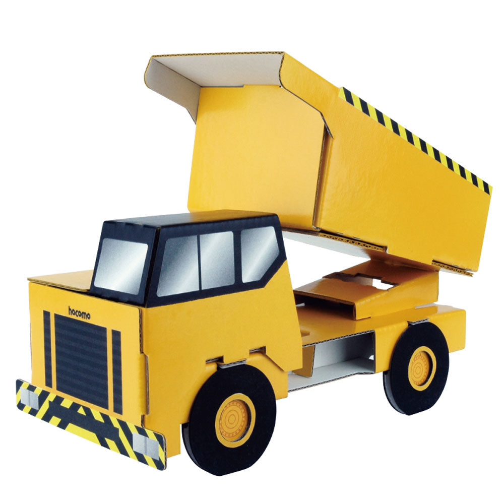 Hacomo Vehicle Series Dump Truck Cardboard Craft Kit 1 piece
