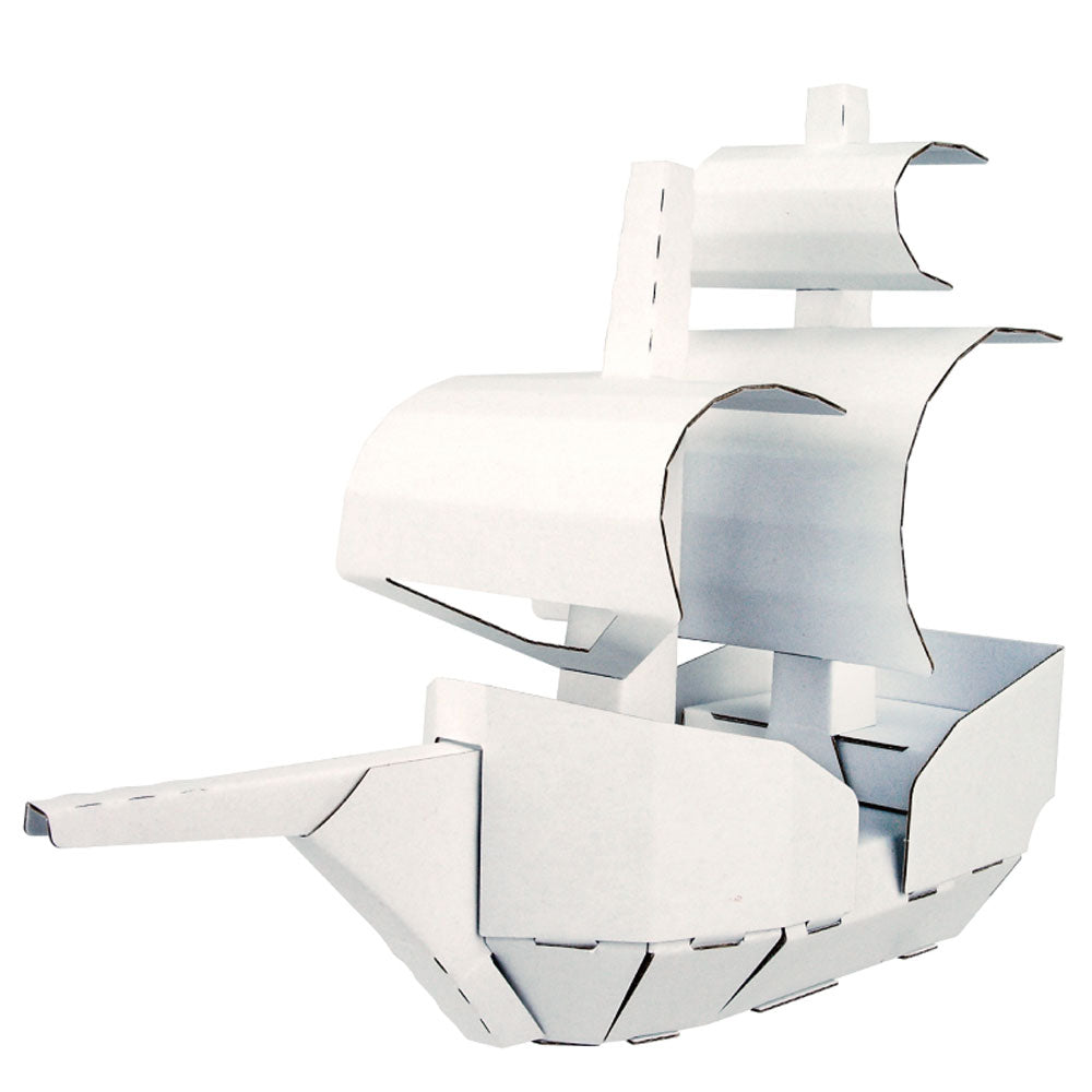 hacomo のりものシリーズ 海賊船 ダンボール工作キット 1 個