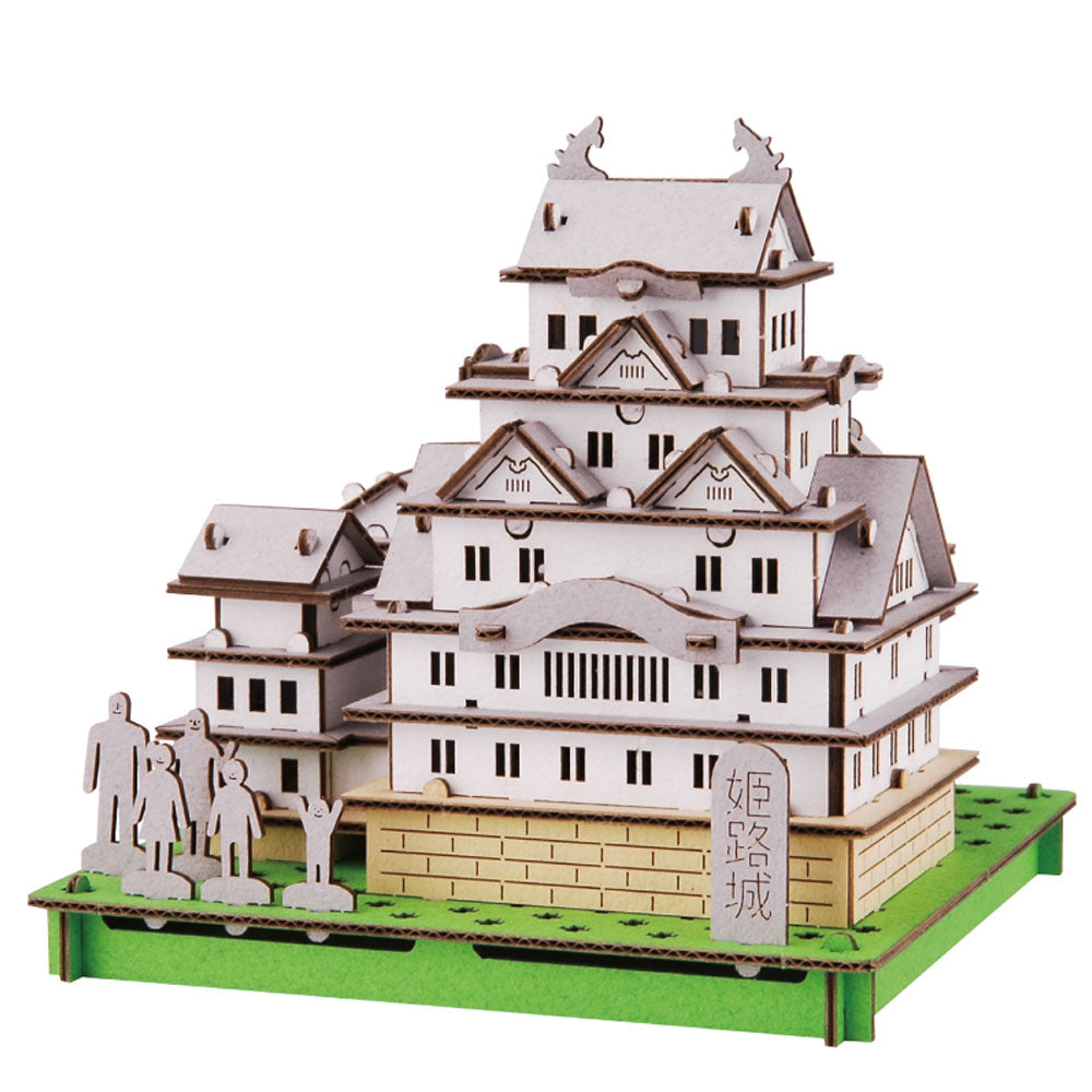 hacomo PUSUPUSU Himeji Castle Cardboard Craft Kit 1 piece