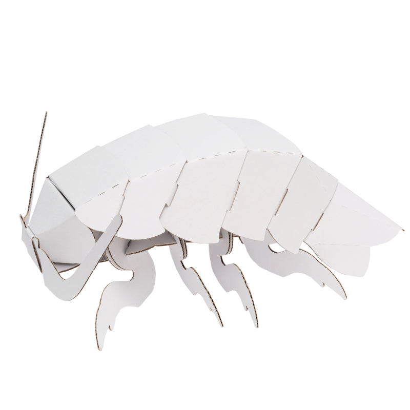 [Outlet] Hacomo Kids Aquarium Series Giant Isopod Cardboard Craft Kit 1 piece