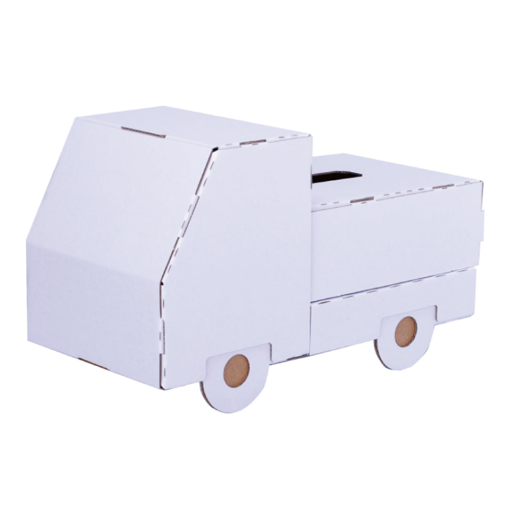 【アウトレット】hacomo 工作の素 トラック ダンボール工作キット 1 個