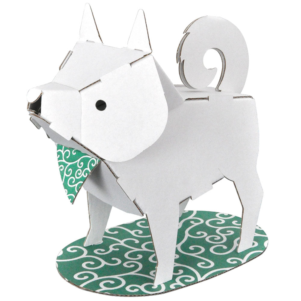 hacomo kids 동물 시리즈 엄청난 골판지 공작 키트 1 개