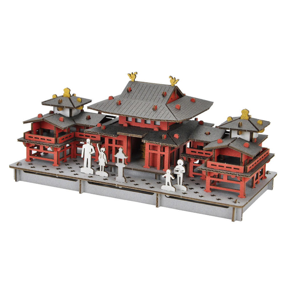 hacomo PUSUPUSU 평등원 봉황당 골판지 공작 키트 1개