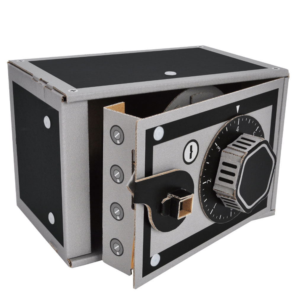 hacomo WOW ダンボールで遊ぼう！ ダイヤル式金庫 ダンボール工作キット 1 個