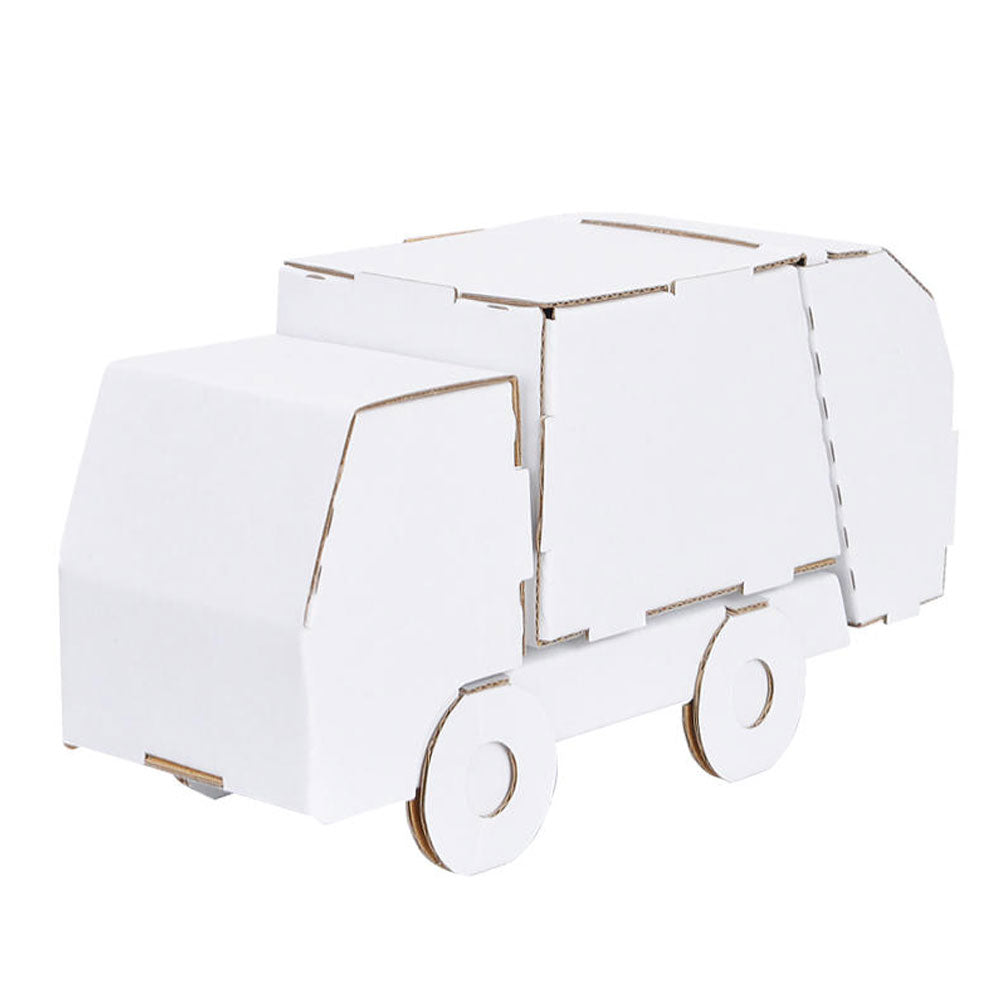 hacomo 노리모노 시리즈 쓰레기 수거차 골판지 공작 키트 1개