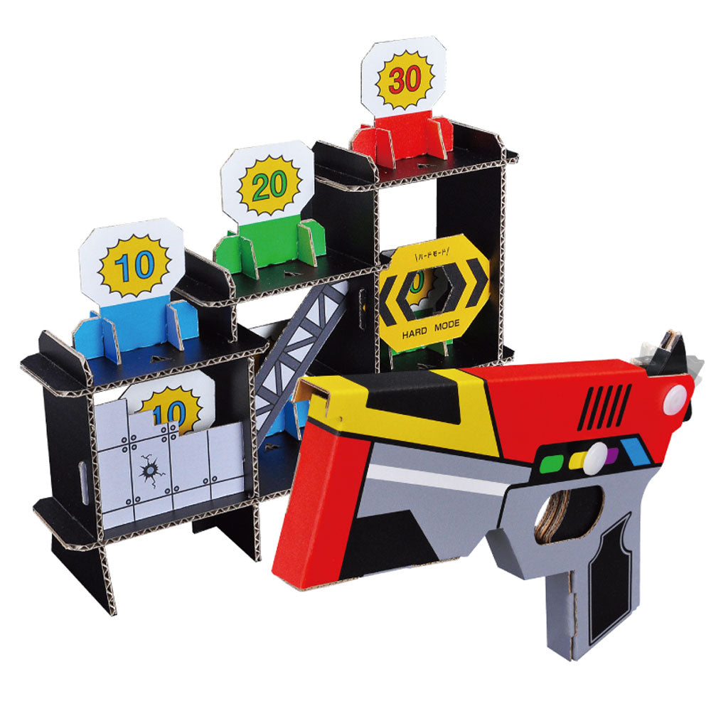 hacomo WOW ダンボールで遊ぼう！ シューティングゲーム ダンボール工作キット 1 個