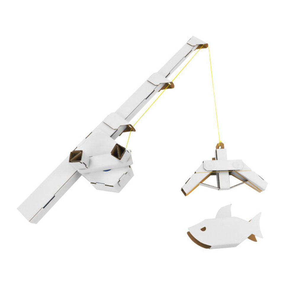 hacomo WOW 골판지로 놀자! 낚시 포수 골판지 공작 키트 1개