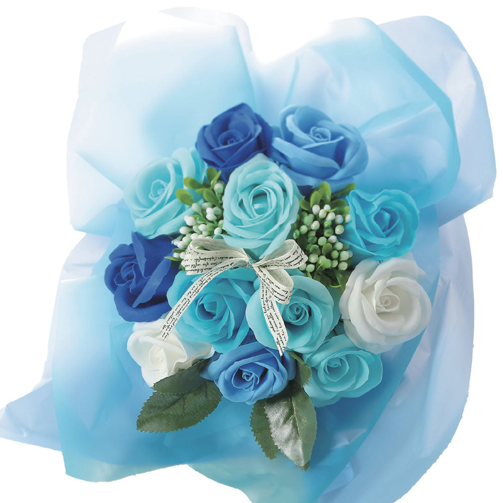 Soap Flower SBL-11 Blue 1 piece