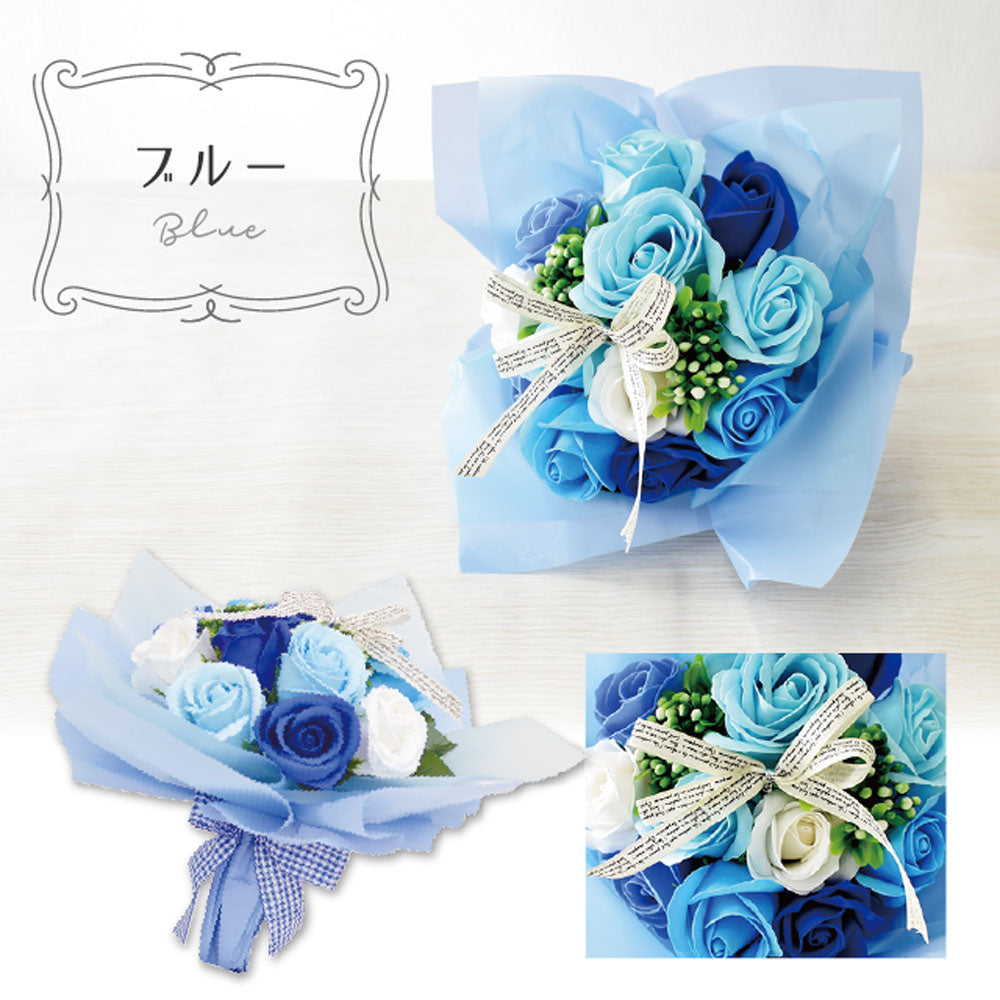 Soap Flower SBL-11 Blue 1 piece