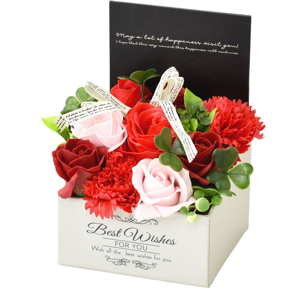 シャボンフラワー MK-008 レッド 1 個