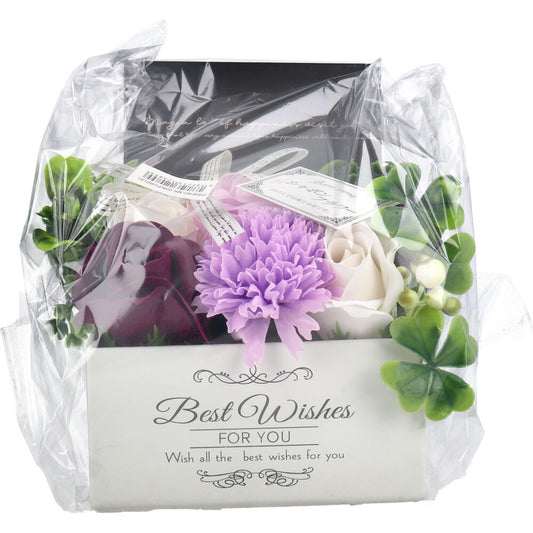 シャボンフラワー MK-008 パープル 1 個