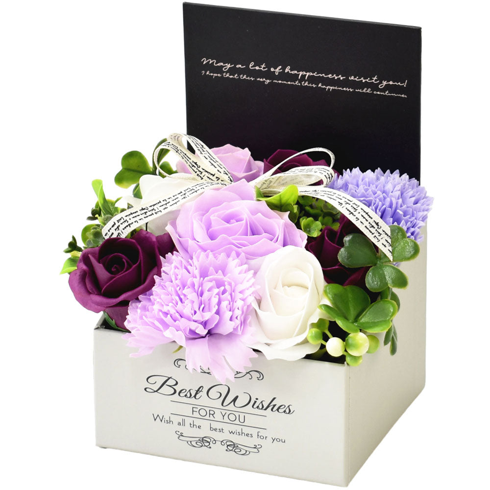 シャボンフラワー MK-008 パープル 1 個