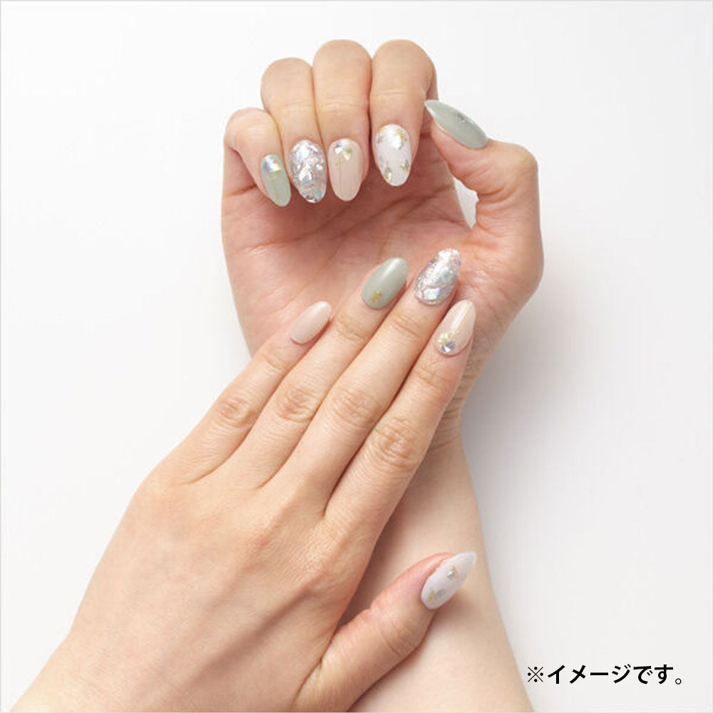 [Outlet] LYSD'OR Semi-Cure Gel Nails for Hand Nails Jeanne Orleans 24 Sheets 1 Piece