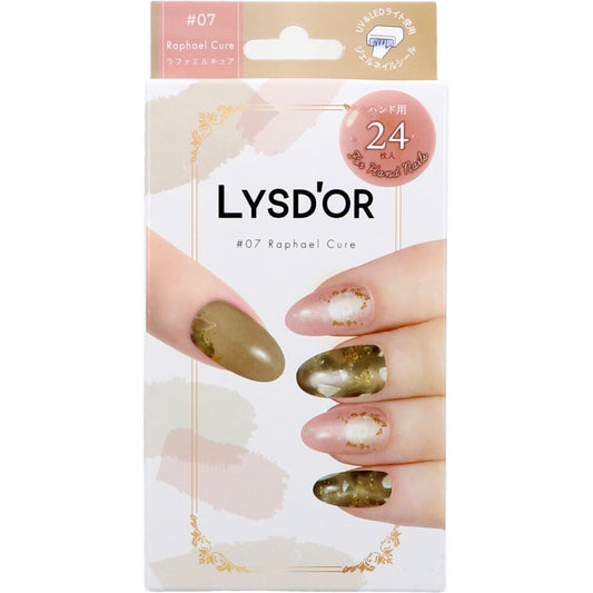 【아울렛】LYSD'OR 리스돌 세미큐어 젤 네일 핸드 네일용 라파엘 큐어 24장입 1개