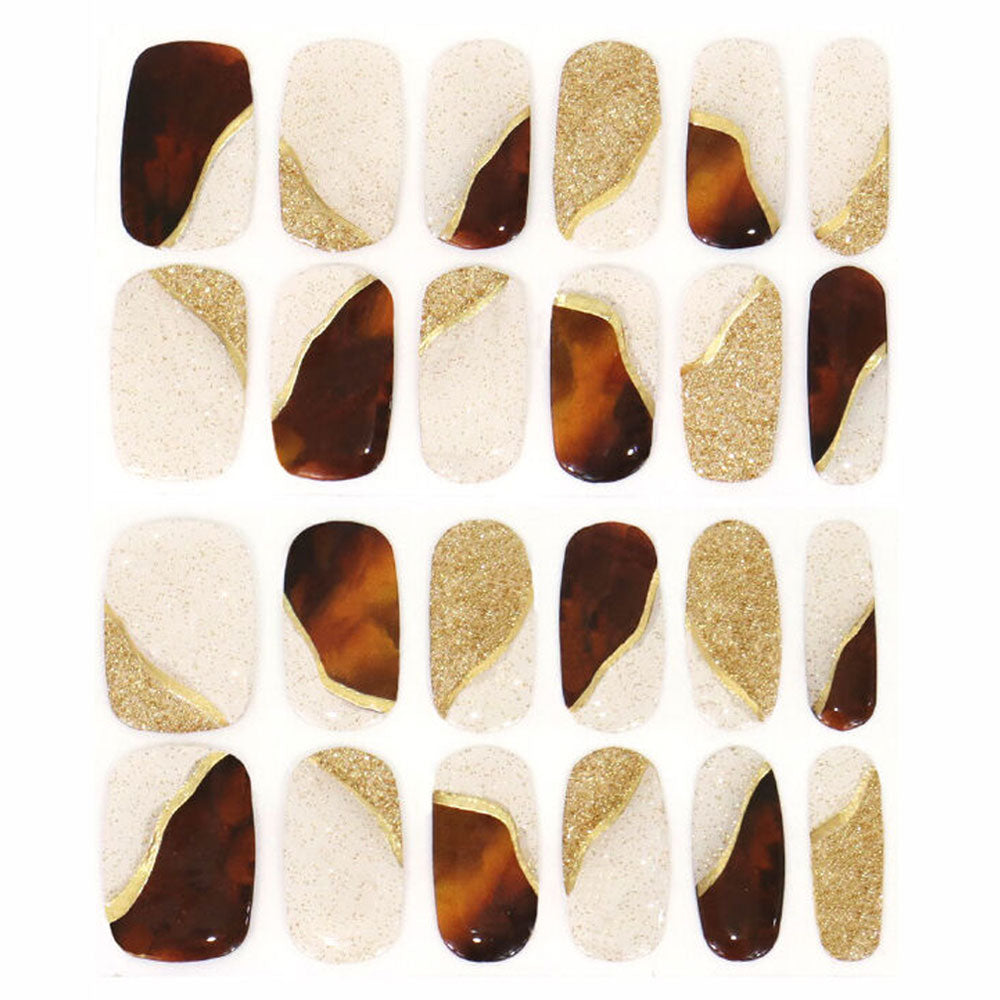 【아울렛】LYSD'OR 리스돌 세미큐어 젤 네일 핸드 네일용 미카엘프뤼 24장입 1개