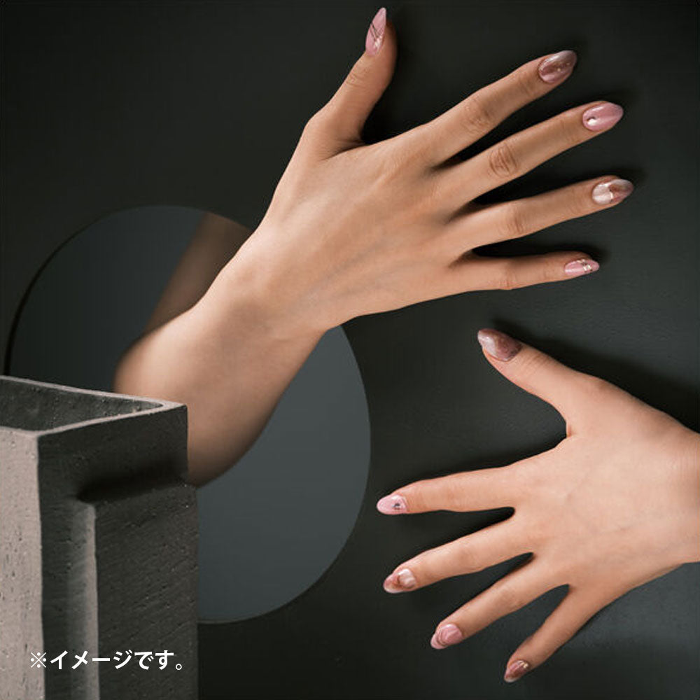 【아울렛】LYSD'OR 리스돌 세미큐어 젤 네일 핸드 네일용 아리엘 엘리먼트 24장입 1개