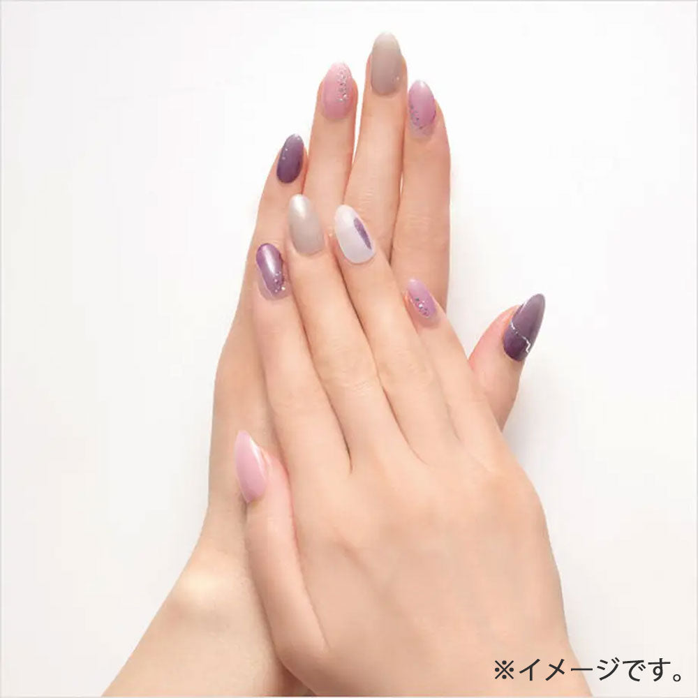 【아울렛】LYSD'OR 리스돌 세미큐어 젤 네일 핸드 네일용 바이올렛 미솔로지 24장입 1개