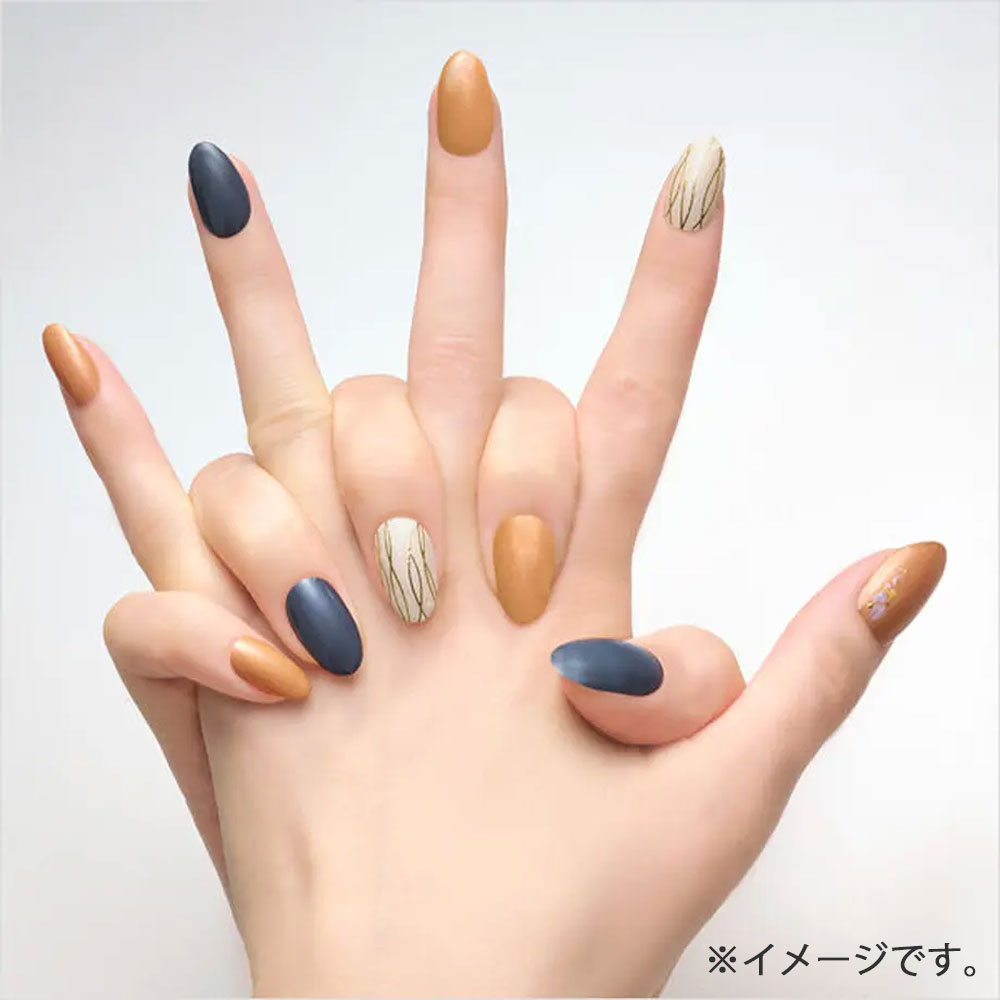 【아울렛】LYSD'OR 리스돌 세미큐어 젤 네일 핸드 네일용 화이트 베이지 갓 24장입 1개