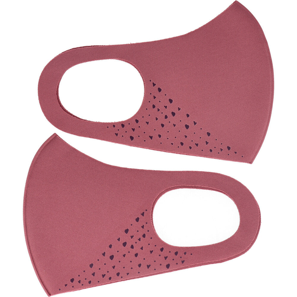 【アウトレット】小顔ライン マスクドットタイプ カシス 2枚入 1 個