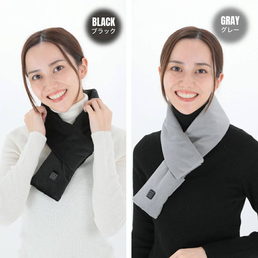 【アウトレット】温熱ストールマフラー ブラック 1 個