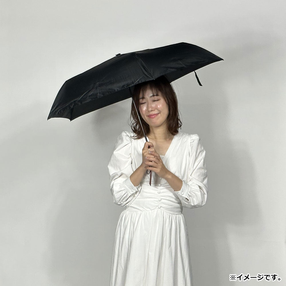 超軽量 空飛ぶカーボンアンブレラ  雨晴兼用折りたたみ傘 無地 ブラック 1 個