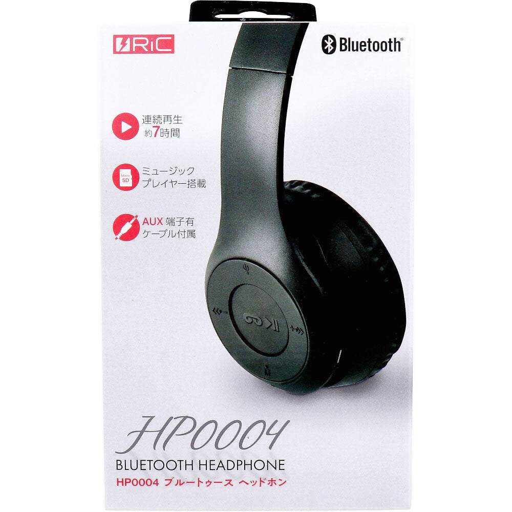 RiC Bluetoothヘッドホン ブラック HP0004BK 1 個