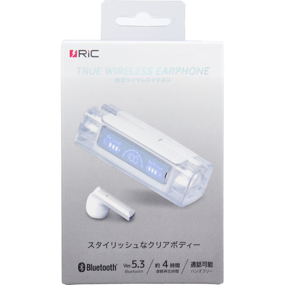 RiC 完全ワイヤレスイヤホン ホワイト BT0031WH 1 個