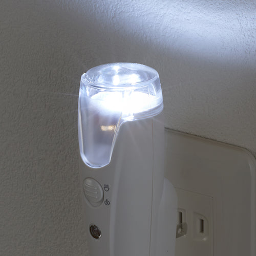 YAZAWA Rechargeable LED Sensor Night Light White NCSN02WH 1 piece