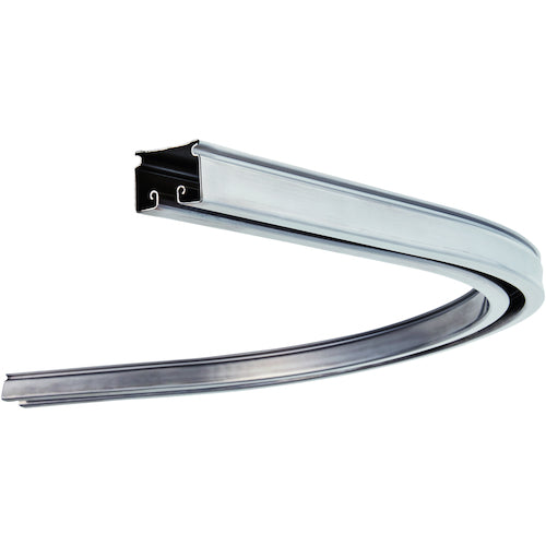오카다 커튼 레일 D40 커브 레일 800×800×530R 스테인리스 25L02-SU 1개