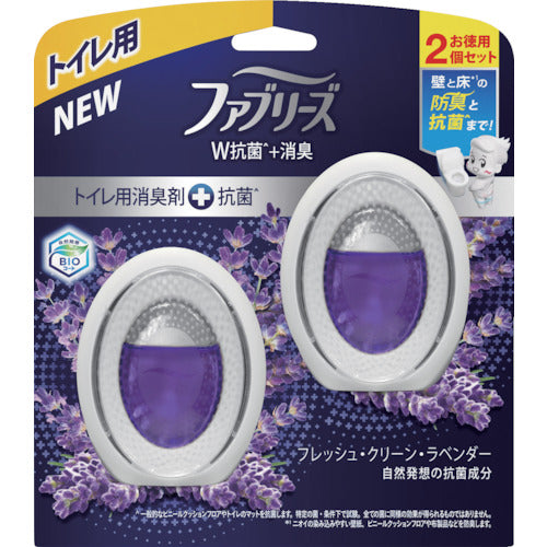 Ｐ＆Ｇ　ファブリーズ　トイレ用消臭剤＋抗菌　フレッシュ・クリーン・ラベンダー　６ｍｌｘ２個　402353　1 個