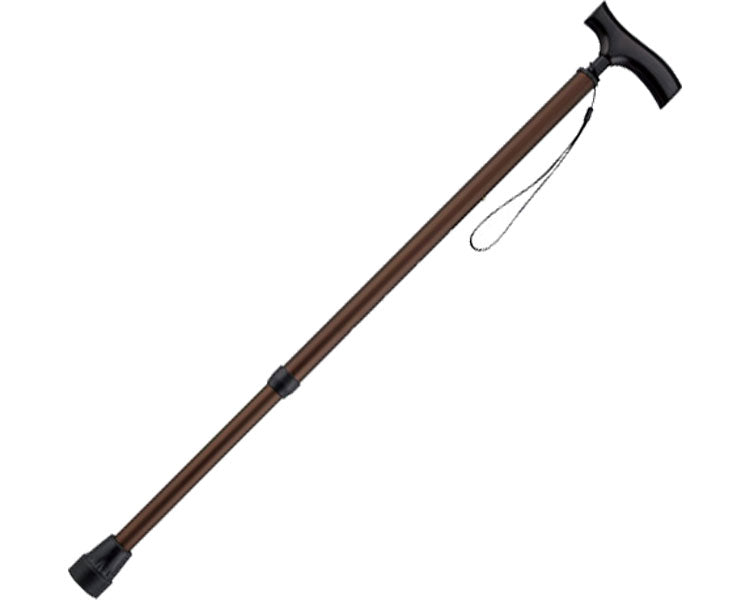 Reliable walking stick (extendable, thick) / AS-22BR Brown 1 piece