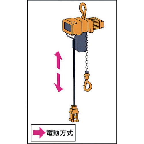 ＫＩＴＯ　電気チェーンブロック　キトーエクセル　１速標準速　懸垂形　１ｔ×４ｍ　ER2-010S　1 台