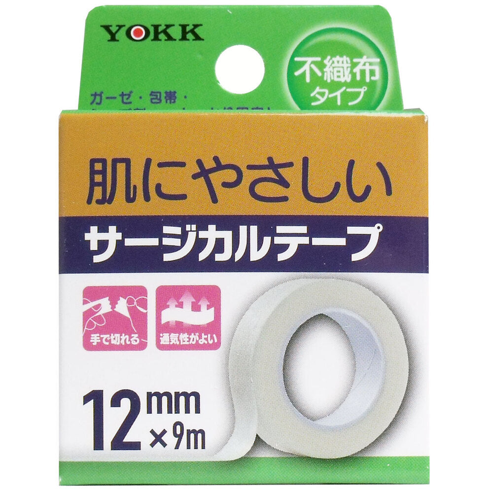 Surgical tape, non-woven type, 12mm x 9m, 1 piece